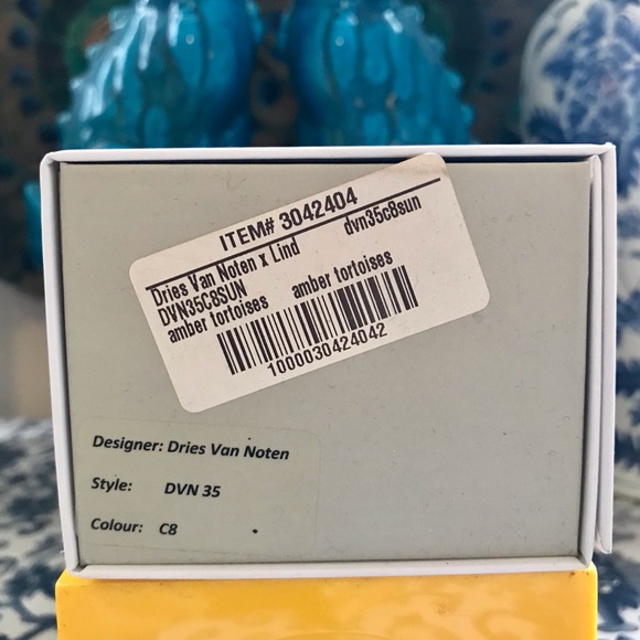 SOLD! Dries Van Noten Linda Farrow Sunglasses+Case - Picture 5 of 5